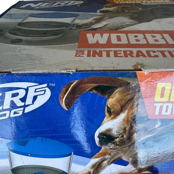 Nerf Dog Occupier Tower Feeder Enrichment Slow Feeder Toy Wobble Entertainment - Picture 4 of 4